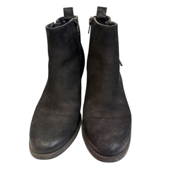 Steve Madden WanTagh Leather Black Booties - Size 8.5 - Picture 3 of 13